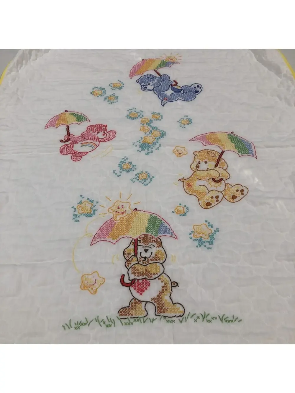 Handmade‎ Care Bear Baby Quilt Blanket 28